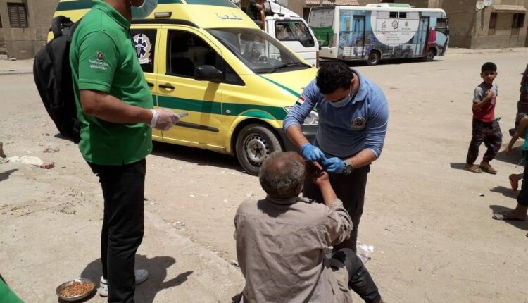 مسن بلا مأوى